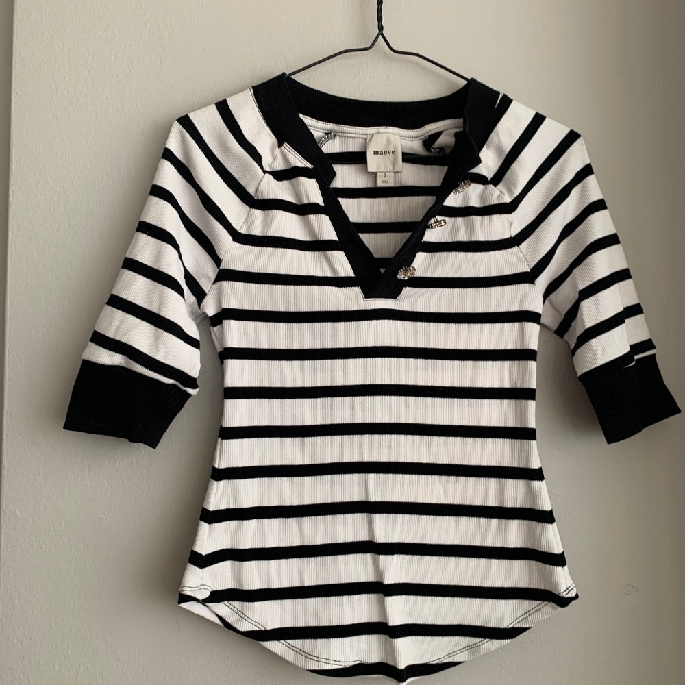 Anthropology Maeve shirt size small